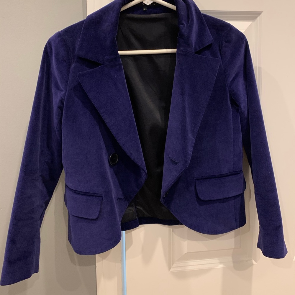 Theory velvet blazer